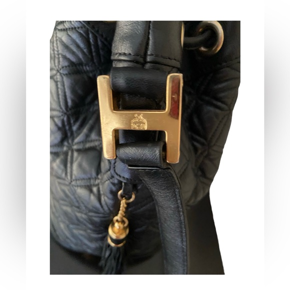 MCM Black Quilted Leather Drawstring Bucket Bag - Picture 16 of 16